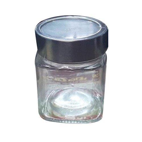 Round Glass Storage Jar