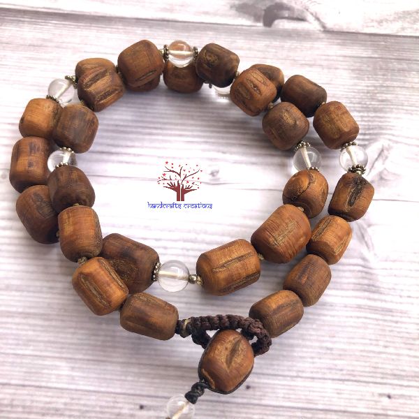 Buy Buddha Meditation 108 Wood Beads Buddhist Prayer Mala Beads King Kong  Knot Buddhist Bracelet Necklace ElasticMulticolor Online at desertcartINDIA