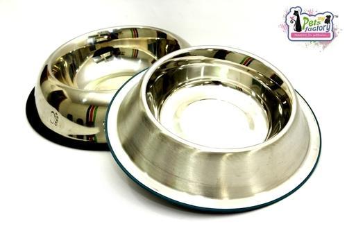 Round SS 304 Dog Steel Bowls, for Home Purpose