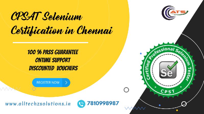 CPSAT Selenium Certification in Chennai