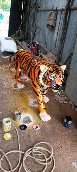 Polished FRP Tiger Statue