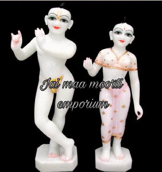 Marble Iskcon radha krishna idols