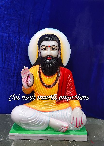 Marble ravidas Statue, for Temple, Feature : Fine Finishing