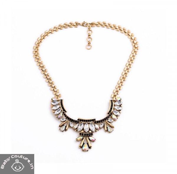  Crystal Grendel Necklace, Style : Party