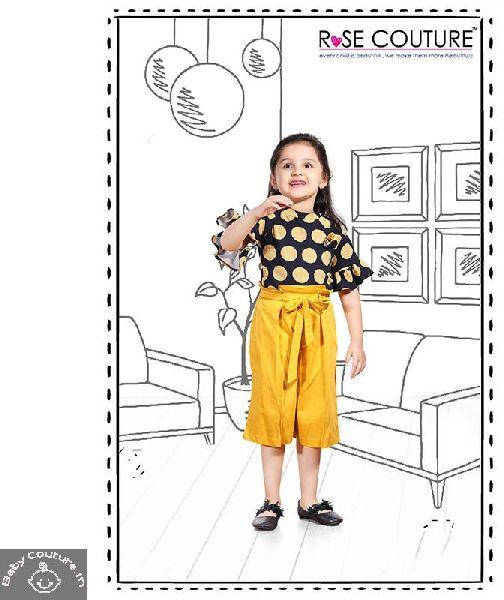 MUSTARD CULOTTES WITH TOP