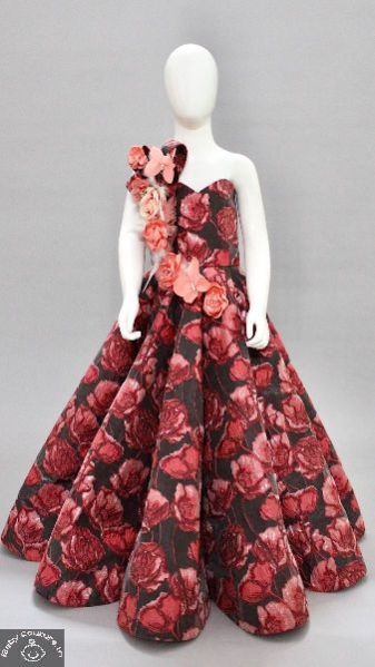 Velvet Full Length Girls Gown