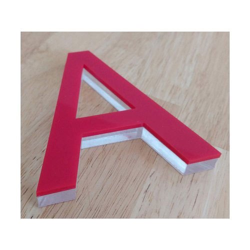 Acrylic 3D Letter, Color : Red