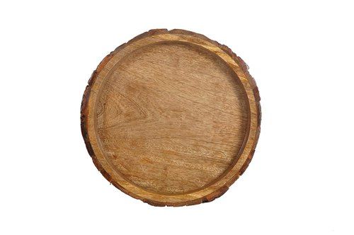 Wooden Round Serving Tray