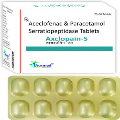Aceclofenac and Paracetamol Serratiopeptidase Tablets