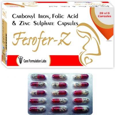 Carbonyl Iron Folic Acid and Zinc Sulphate Capsules
