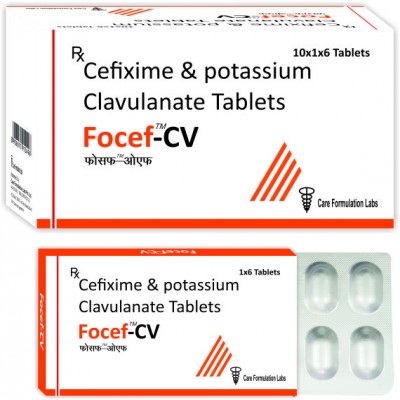 Cefixime and Potassium Clavulanic Tablets, Packaging Type : Strip