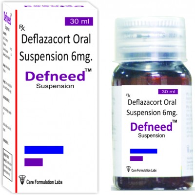 Deflazacort Oral Suspension, Packaging Size : 30 ml