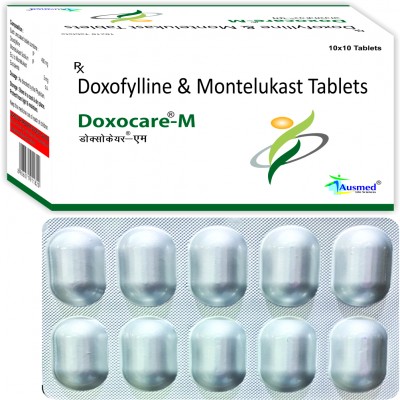 Doxofylline and Montelukast Tablets, Packaging Type : Strip