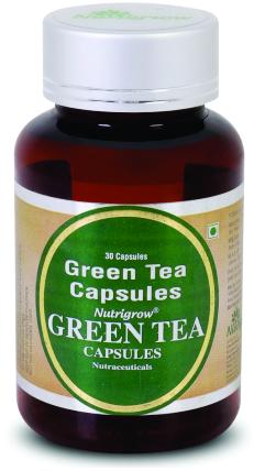 Green Tea Capsules, Packaging Type : Bottle