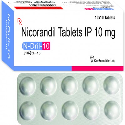 Nicorandil Tablets, Packaging Type : Strip