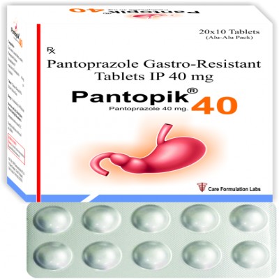 Pantoprazole Gastro- Resistant Tablets, Packaging Type : Strip