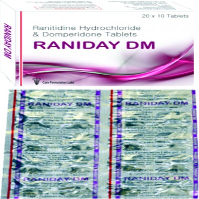 Ranitidine HCl and Domperidone Tablets, Packaging Type : Strip