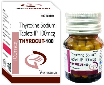Thyroxine Sodium Tablets, Packaging Type : Bottle