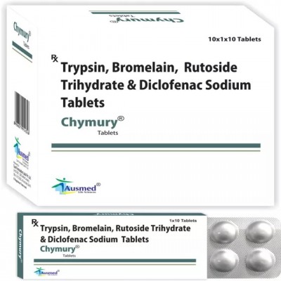 Trypsin Bromelain Rutoside Trihydrate and Diclofenac Sodium Tablets