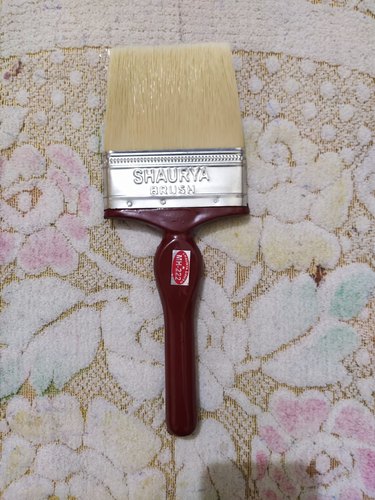 4 Inch Red Paint Brush, Size : 4inch