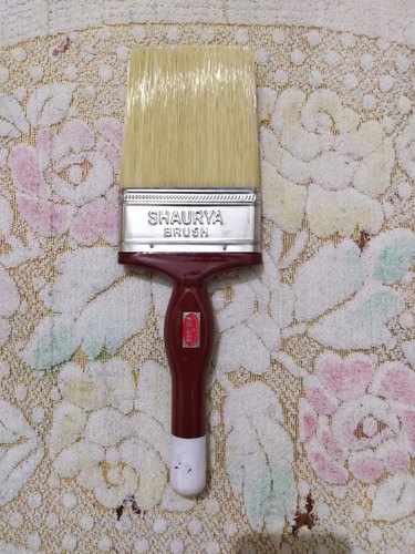 Red and White Paint Brush, Size : 4inch