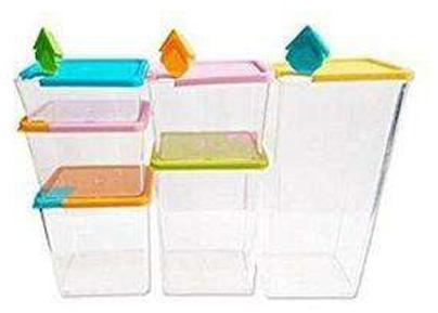 Plastic Food Container, Color : Transparent
