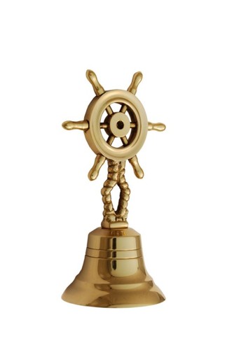 Polished Brass Hanging Bell, for Church, Gifting, Temple, Feature : Fine Finished, High Durability
