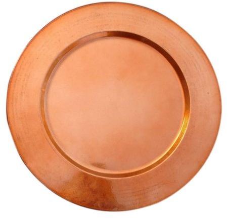 Lcraft Collection Copper Charger Plate, Feature : Durable, Fine Finished, Hard Structure, Rust Proof