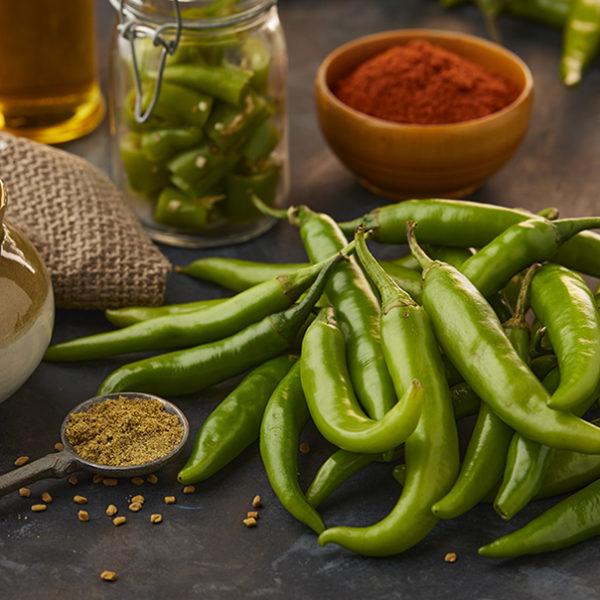Green Chilli Pickle, Taste : Spicy