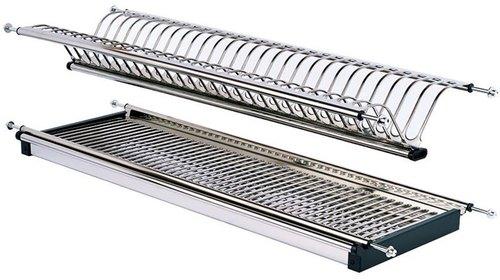 BSS Industries Stainless Steel Dish Rack, Color : Silver
