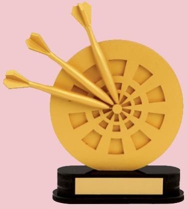 Custom Made Dart Game Award