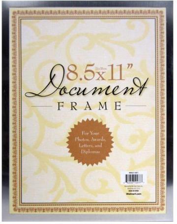 Wall Document Frame