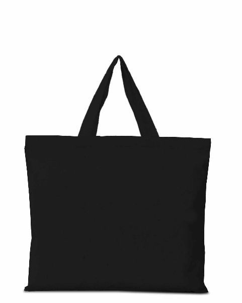 BLACK DYED LARGE COTTON BAG, for College, Office, School, Size : Multisizes