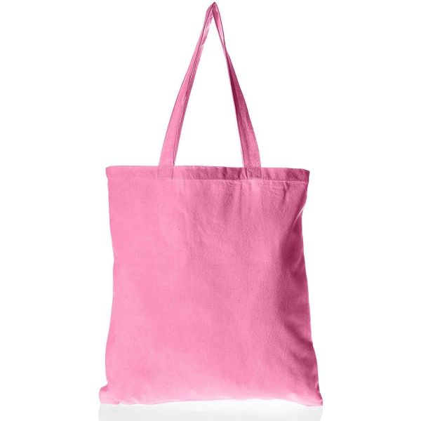 FULLY DYED TOTE COTTON BAG, for College, Office, School, Size : Multisizes