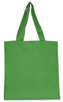 GREEN DYED COTTON TOTE BAG, for College, Office, School, Size : Multisizes