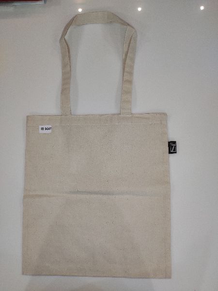 ISPL NATURAL COTTON TOTE BAG, for College, Office, School, Pattern : Plain