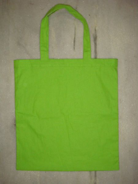 ONE COLOUR FULLY DYED COTTON BAG, for College, Office, School, Size : Multisizes
