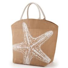 WHITE PRINTED JUTE BEACH BAG, for Daily Use, Packaging, Shopping, Size : Multisizes