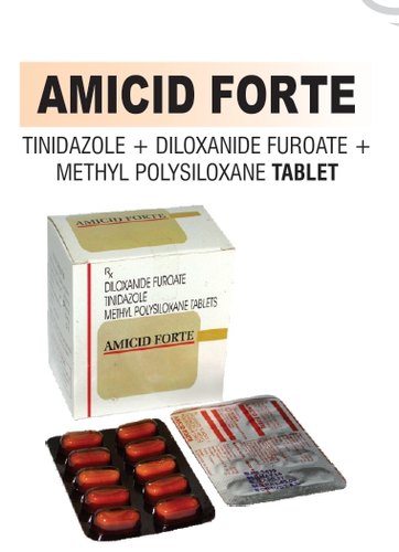 Diloxanide Furoate Tinidazole And Methyl Polysiloxane Tablet