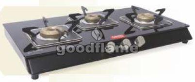 Rectangular NEXA S 3 Burner Gas Stove, for Cooking, Feature : High Efficiency, Light Weight