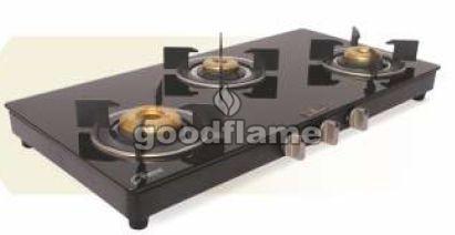 Rectangular STAR R 3 Burner Gas Stove, for Cooking, Feature : High Efficiency, Light Weight