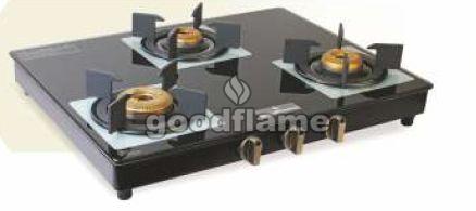 Rectangular SUFOCHI R 3 Burner Gas Stove, for Cooking, Feature : Corrosion Proof, High Efficiency