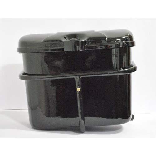 Rectangular PVC Single Lock Side Box, for Motorcycle, Feature : High Grip