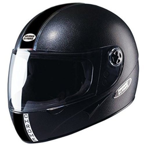 Studds Chrome Economy Black Helmet