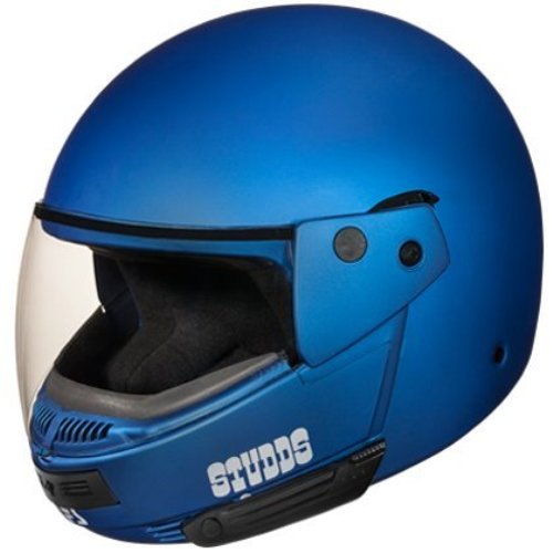 Studds Ninja Pastel Plain Matt Blue Helmet