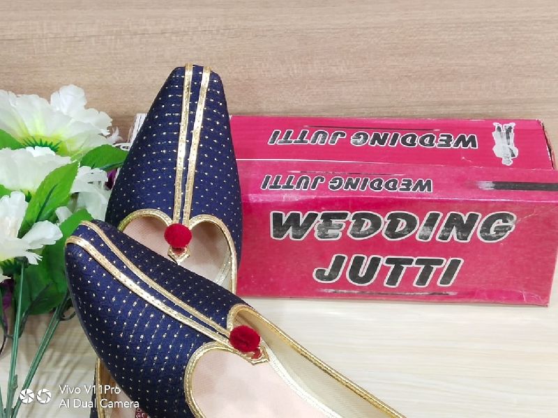 Mens Wedding Sherwani Matching Punjabi Jutti- SPF-4028