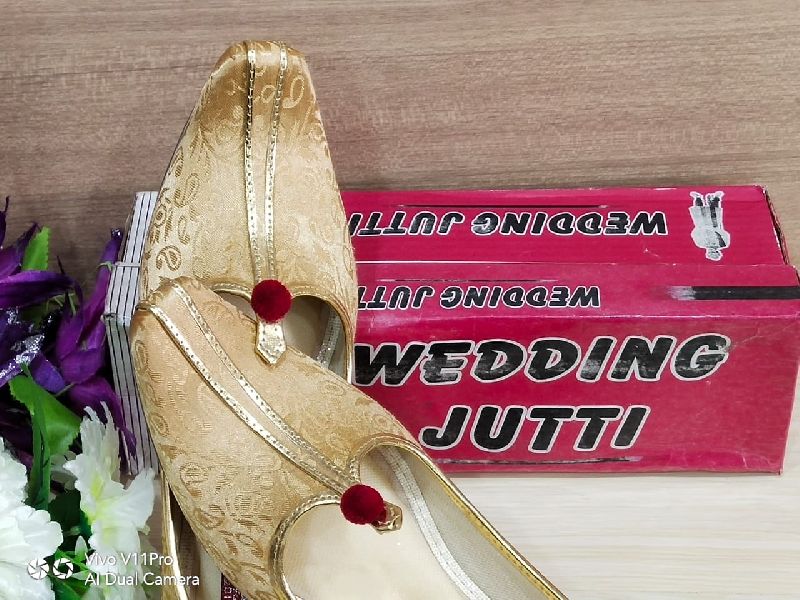 Mens Wedding Sherwani Matching Punjabi Jutti- SPF-4036