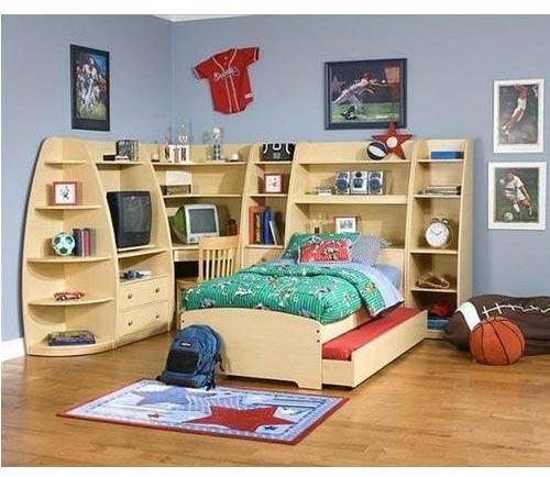 Wooden Kids Bedroom Set
