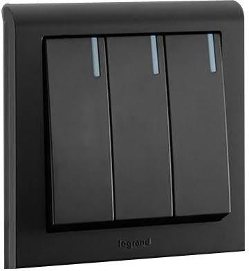 Legrand Modular Switches, Color : Black