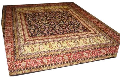 Printed Wood Multicolor Hand Knotted Rugs, Size : 2x5 Feet